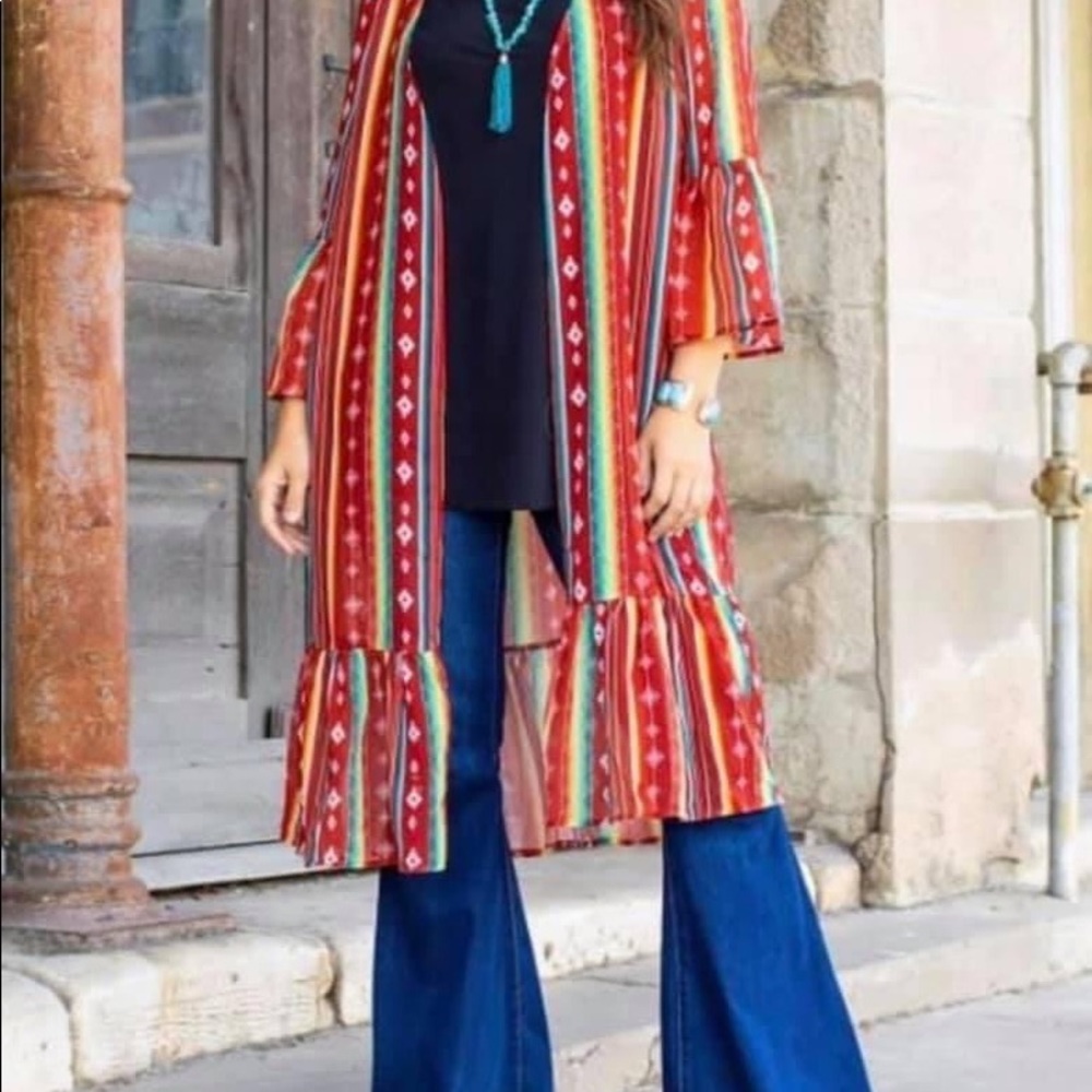 Serape duster